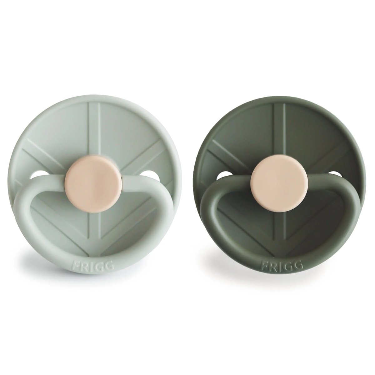 Mushie Frigg Little Viking Silicone Pacifiers 2 - Pack with SilkySoft Nipple - Everetts Place Boutique - 