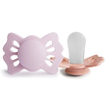 Mushie Frigg Lucky Symmetrical Silicone Pacifier 2 Pack 0 to 6 Months - Everetts Place Boutique - 