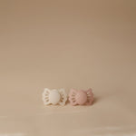 Mushie Frigg Lucky Symmetrical Silicone Pacifier 2 Pack 0 to 6 Months - Everetts Place Boutique - 