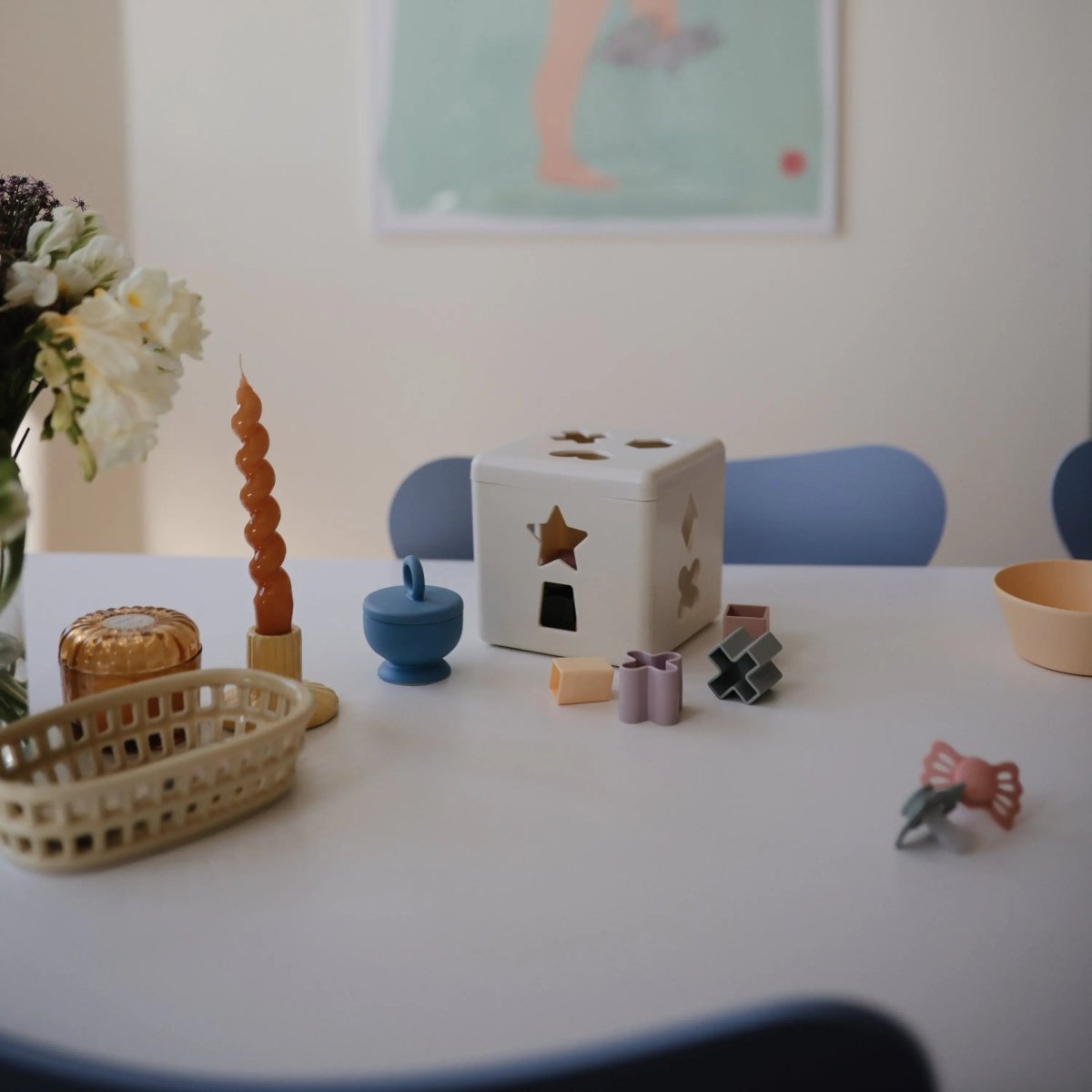 Mushie Frigg Lucky Symmetrical Silicone Pacifier 2 Pack 0 to 6 Months - Everetts Place Boutique - 