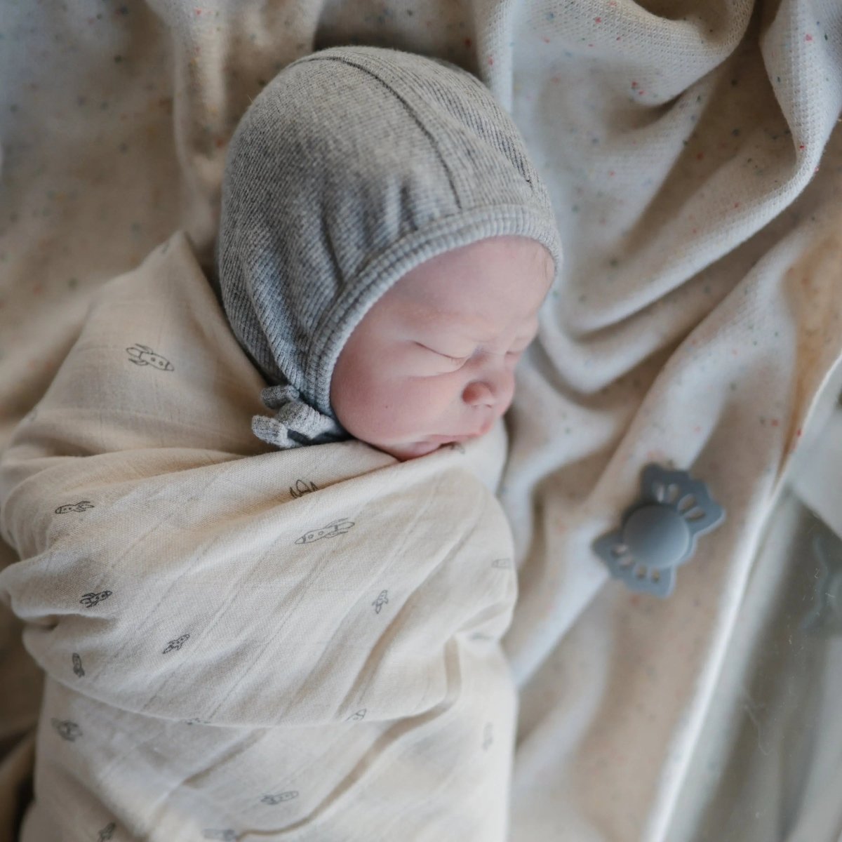 Mushie Frigg Lucky Symmetrical Silicone Pacifier 2 Pack 0 to 6 Months - Everetts Place Boutique - 