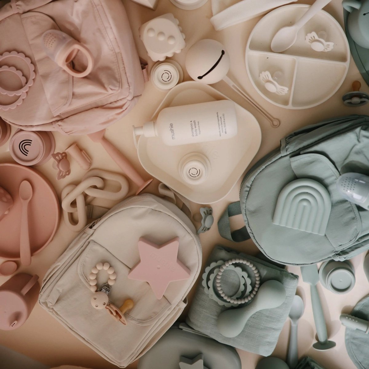 Mushie Frigg Lucky Symmetrical Silicone Pacifier 2 Pack 0 to 6 Months - 