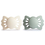 Mushie Frigg Lucky Symmetrical Silicone Pacifier 2 Pack 0 to 6 Months - Everetts Place Boutique - 