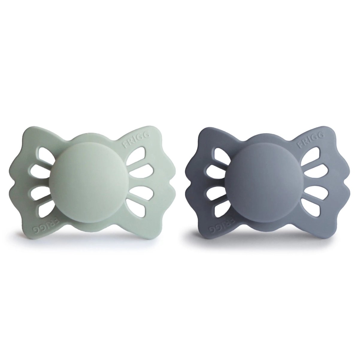 Mushie Frigg Lucky Symmetrical Silicone Pacifier 2 Pack 0 to 6 Months - Everetts Place Boutique - 