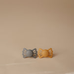 Mushie FRIGG Lucky Symmetrical Silicone Pacifier 2 - Pack (6 - 18 Months) - 