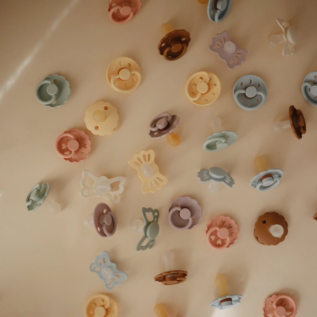 Mushie Frigg Lucky Symmetrical Silicone Pacifier 2 Pack for 6 to 18 Months - 