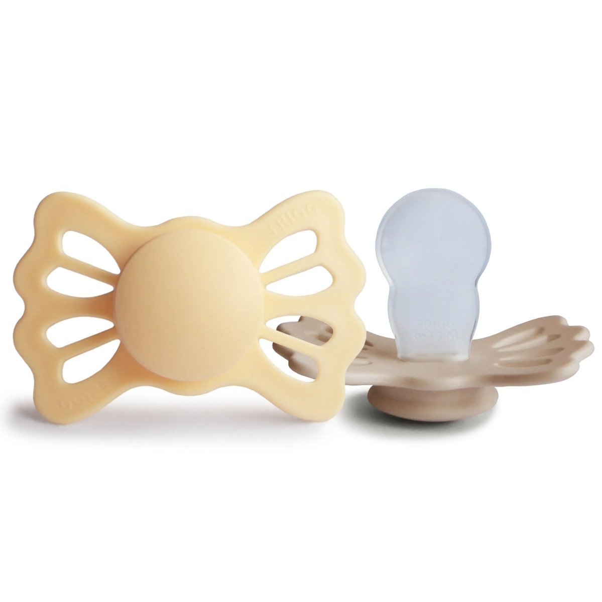 Mushie Frigg Lucky Symmetrical Silicone Pacifier 2 Pack for 6 to 18 Months - Everetts Place Boutique - 