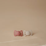 Mushie Frigg Lucky Symmetrical Silicone Pacifier 2 Pack for 6 to 18 Months - Everetts Place Boutique - 