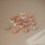 Mushie Frigg Lucky Symmetrical Silicone Pacifier 2 Pack for 6 to 18 Months - 