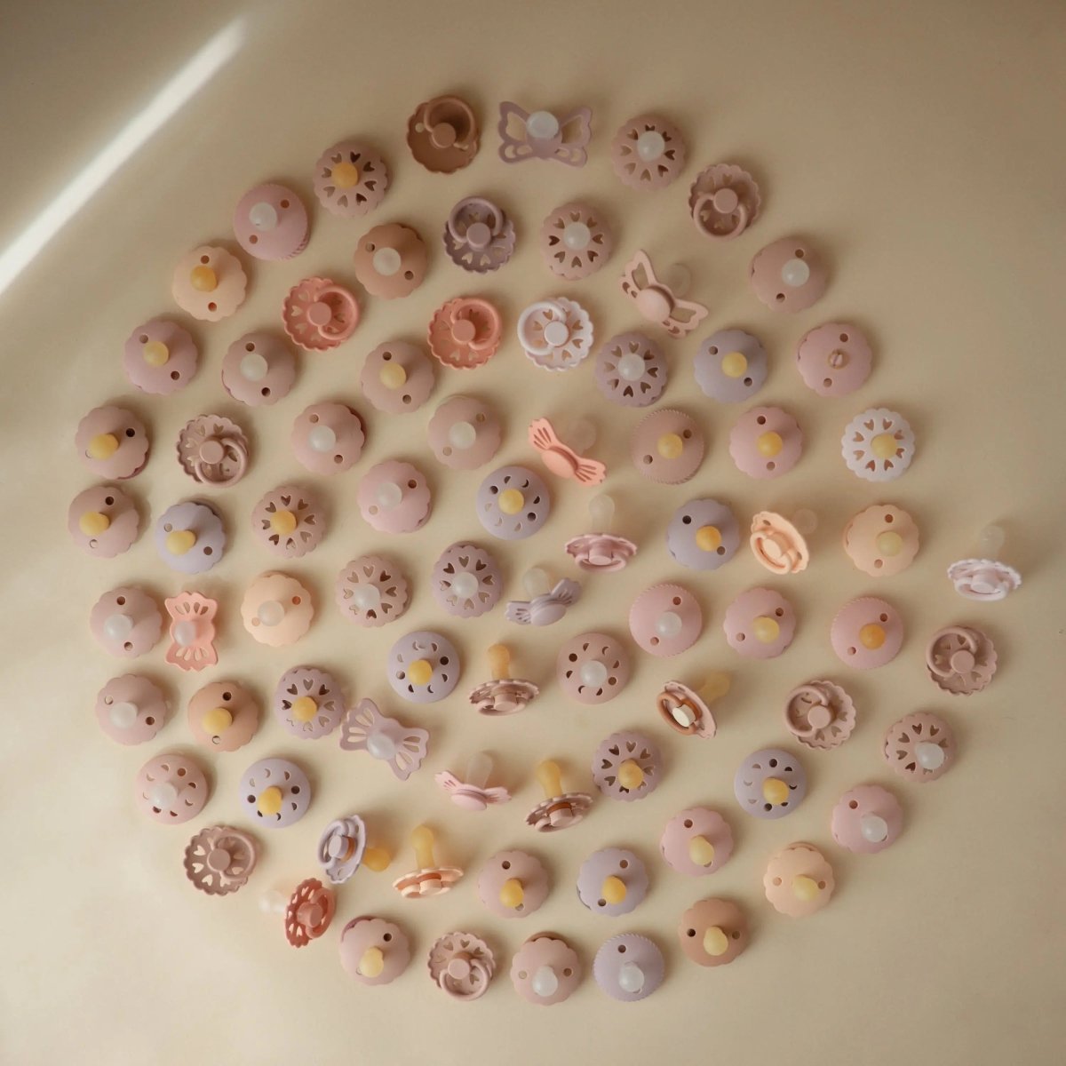 Mushie Frigg Lucky Symmetrical Silicone Pacifier 2 Pack for 6 to 18 Months - 