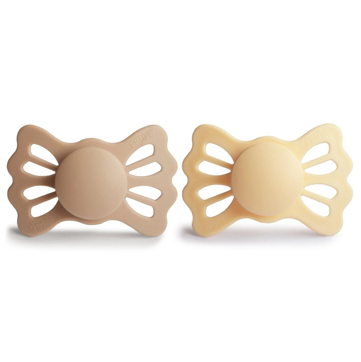 Mushie Frigg Lucky Symmetrical Silicone Pacifier 2 Pack for 6 to 18 Months - Everetts Place Boutique - 