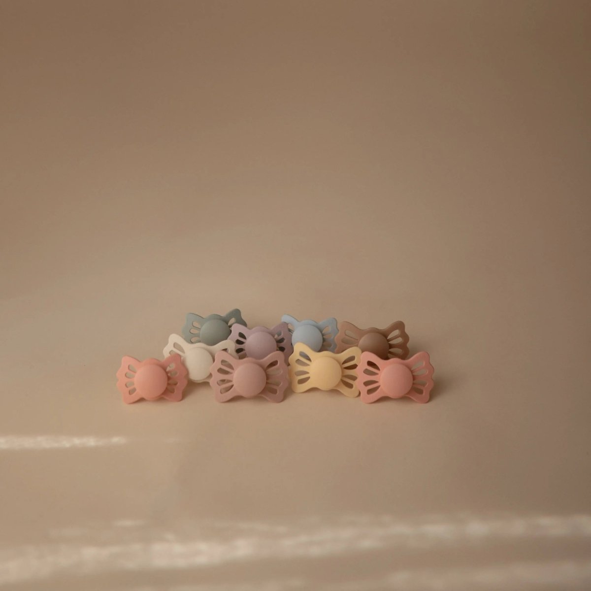 Mushie Frigg Lucky Symmetrical Silicone Pacifier 2 Pack for 6 to 18 Months - 