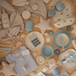 Mushie Frigg Moon Natural Rubber Pacifier 2 Pack - Everetts Place Boutique - 