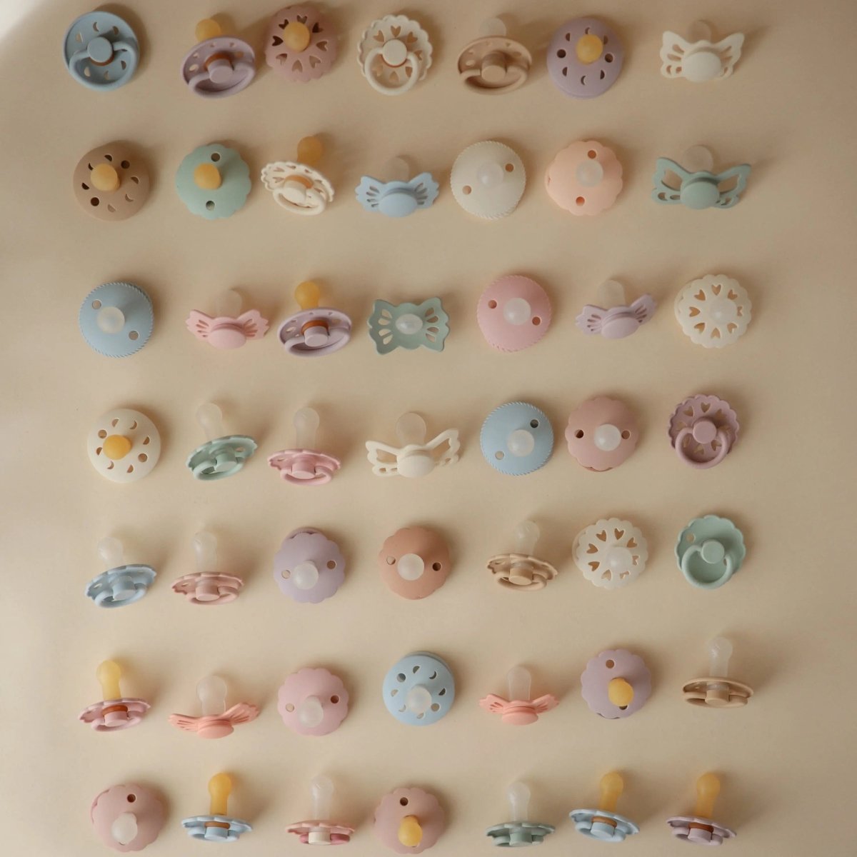 Mushie Frigg Moon Natural Rubber Pacifier 2 Pack - Everetts Place Boutique - 