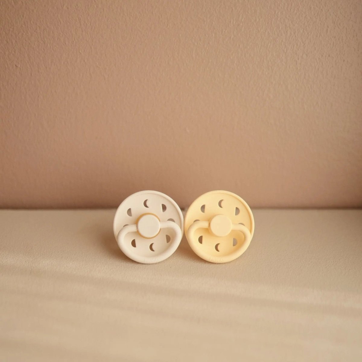 Mushie Frigg Moon Natural Rubber Pacifier 2 Pack - Everetts Place Boutique - 