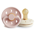 Mushie FRIGG Moon Natural Rubber Pacifier 2-Pack -