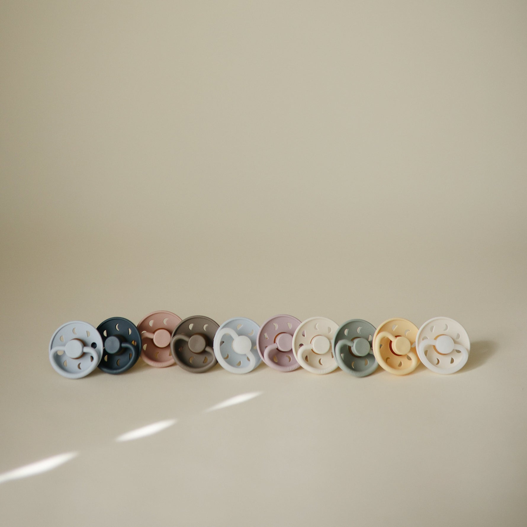 Mushie FRIGG Moon Silicone Pacifier 2 - Pack - 
