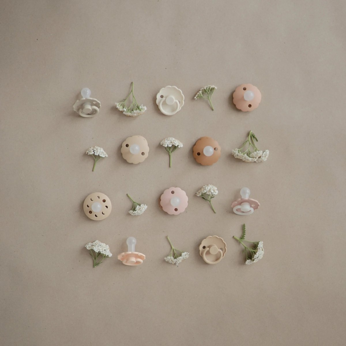 Mushie Frigg Moon Silicone Pacifier 2 Pack with SilkySoft Nipple and Click Lock System - Everetts Place Boutique - 