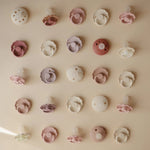 Mushie Frigg Moon Silicone Pacifier 2 Pack with SilkySoft Nipple and Click Lock System - Everetts Place Boutique - 