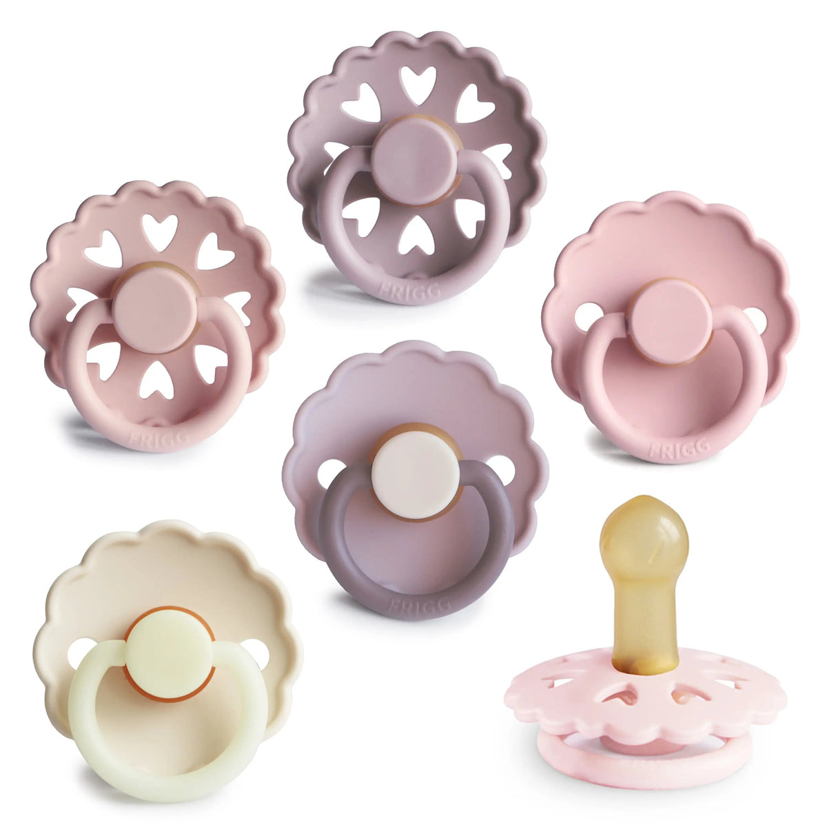 Mushie FRIGG Natural Rubber 6 - Pack - 