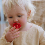 Mushie FRIGG Natural Rubber Pacifier 4 Pack for Baby Comfort and Safety - 