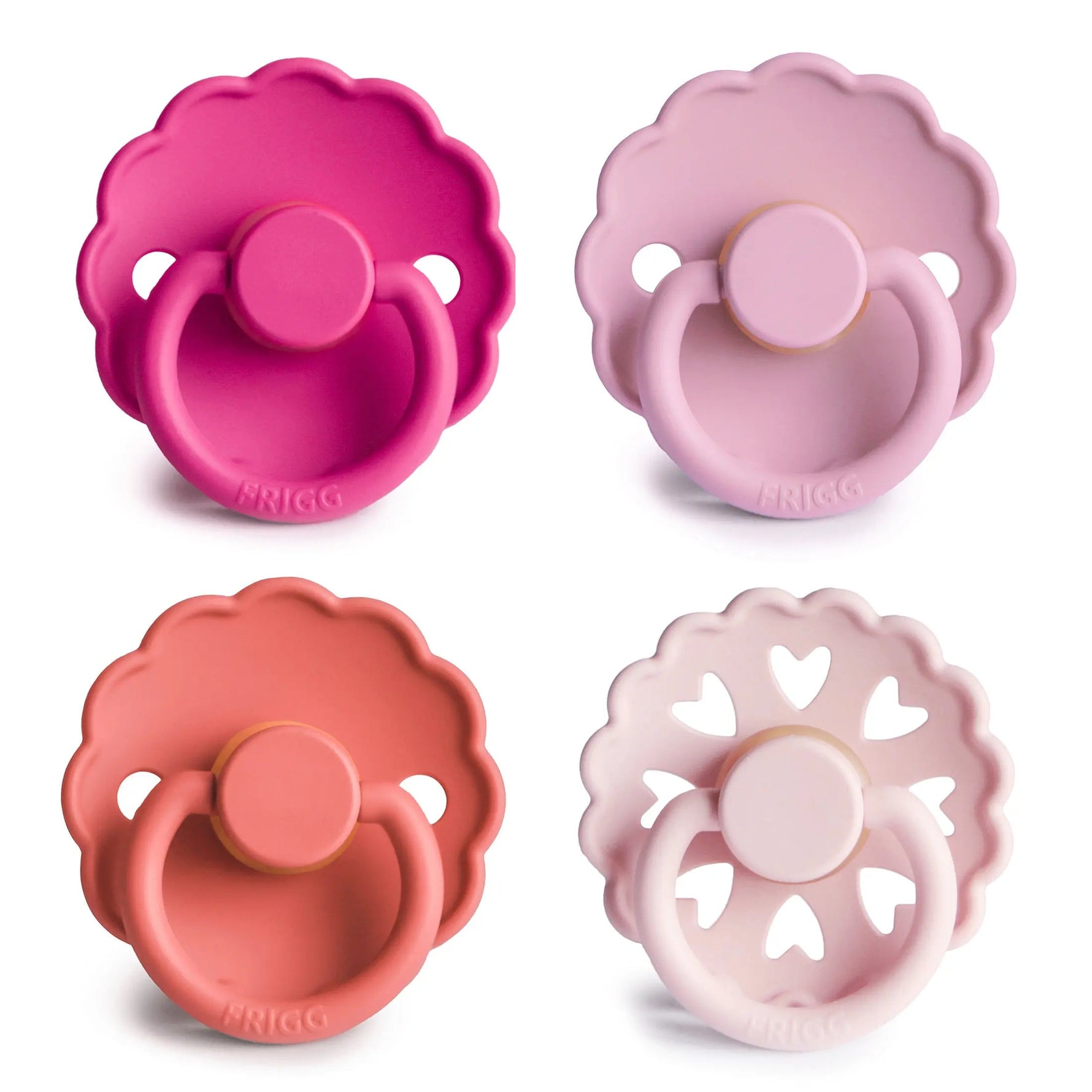 Mushie FRIGG Natural Rubber Pacifier 4 - Pack - 