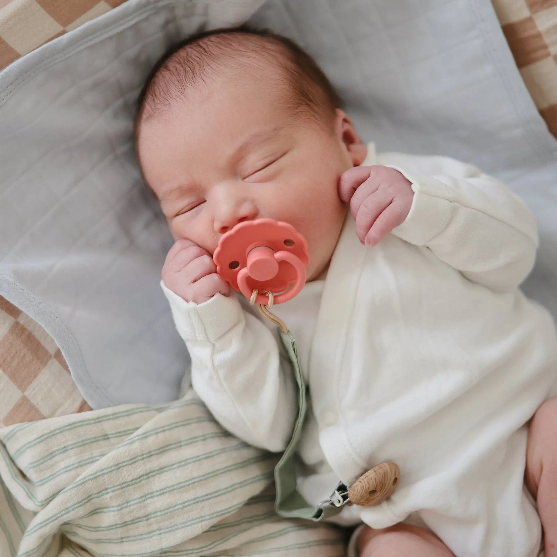 Mushie FRIGG Natural Rubber Pacifier 4 - Pack - 