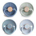 Mushie FRIGG Natural Rubber Pacifier 4 - Pack - 