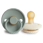 Mushie Frigg Rope Natural Rubber Pacifier 2 Pack - 