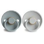 Mushie Frigg Rope Natural Rubber Pacifier 2 Pack - 