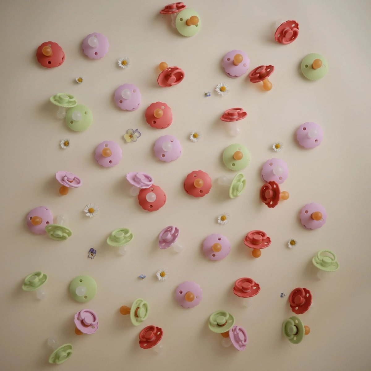 Mushie Frigg Rope Natural Rubber Pacifier 2 Pack - 