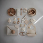 Mushie Frigg Rope Natural Rubber Pacifier 2 Pack - 