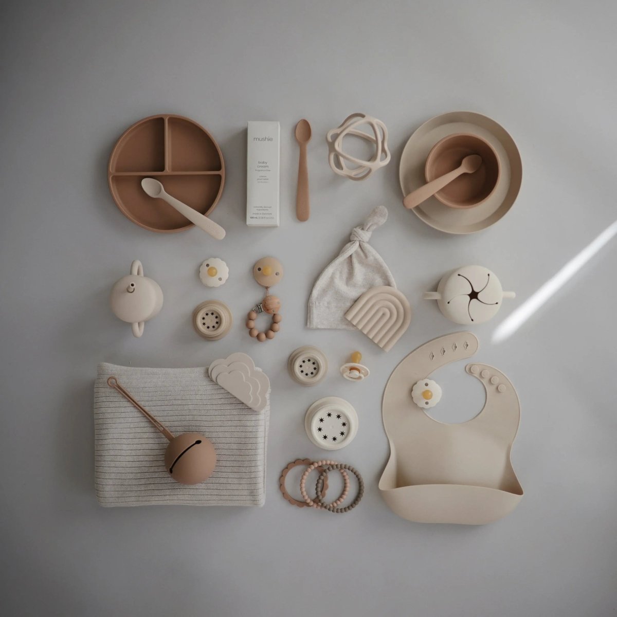 Mushie Frigg Rope Natural Rubber Pacifier 2 Pack - 