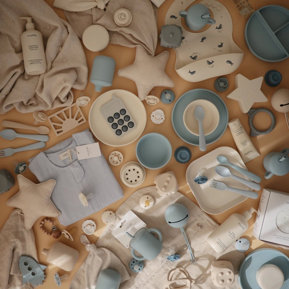 Mushie Frigg Rope Natural Rubber Pacifier 2 Pack - 