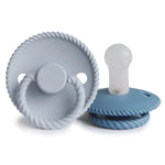 Mushie FRIGG Rope Silicone Pacifiers: Danish-designed comfort & safety -