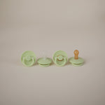 Mushie FRIGG Rope Silicone Pacifiers: Danish-designed comfort & safety -