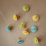 Mushie Frigg Rope Silicone Pacifier 2 Pack with SilkySoft Nipple and Click Lock System - 