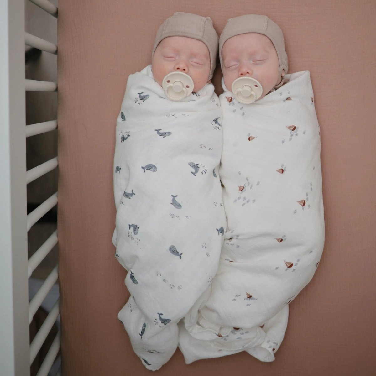 Mushie Frigg Rope Silicone Pacifier 2 Pack with SilkySoft Nipple and Click Lock System - 