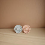 Mushie Frigg Rope Silicone Pacifier 2 Pack with SilkySoft Nipple and Click Lock System - Baby & Toddler > Baby Health > Pacifiers & Teethers SILICONE FRIGG PACIFIERS