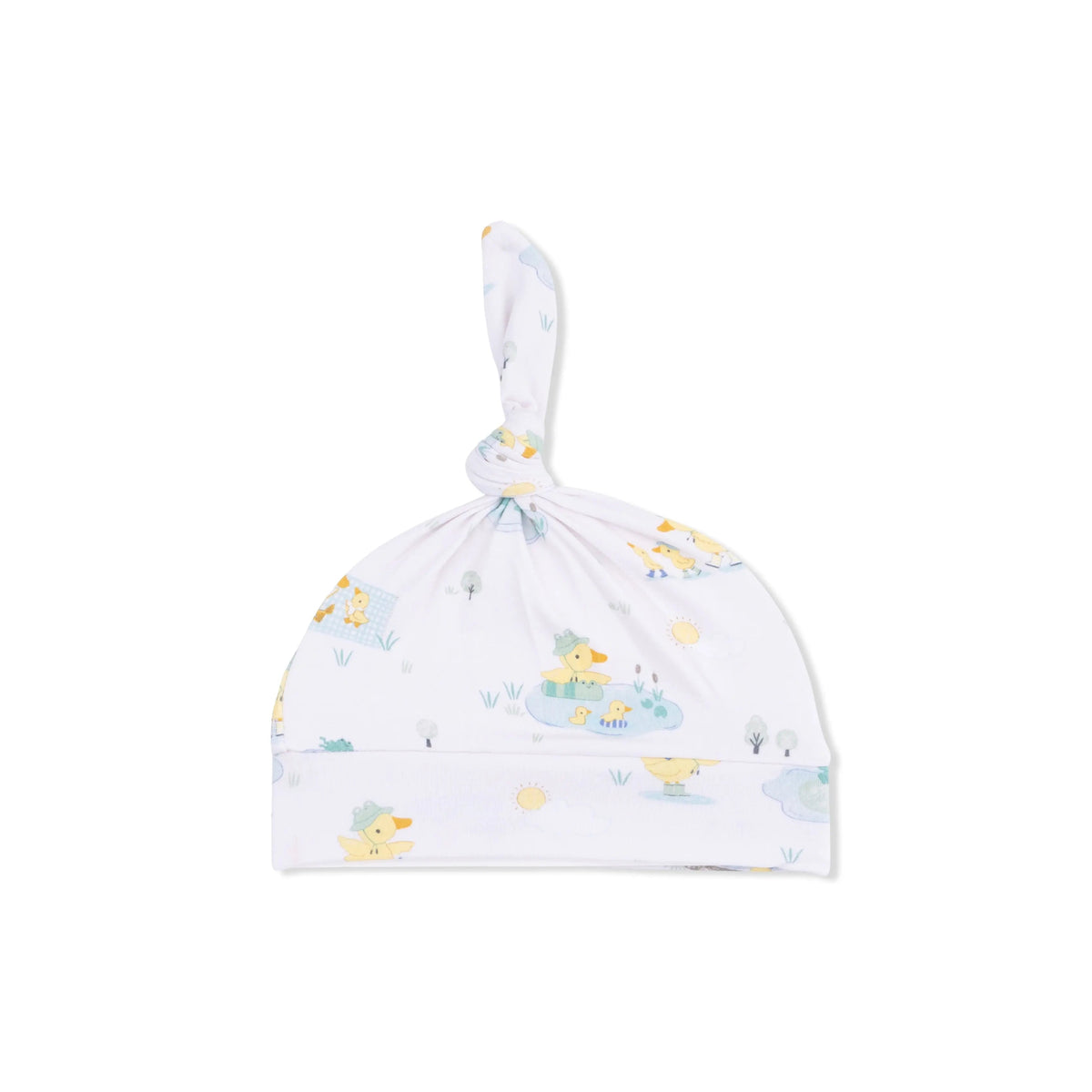 Angel Dear Frog and Duck Pond - Knotted Hat - 