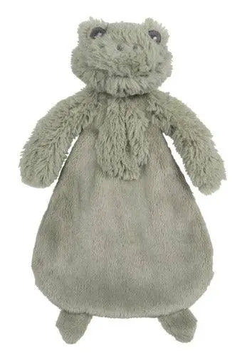 Frog Flex Tuttle cuddly stuffed animal in soft green fabric.