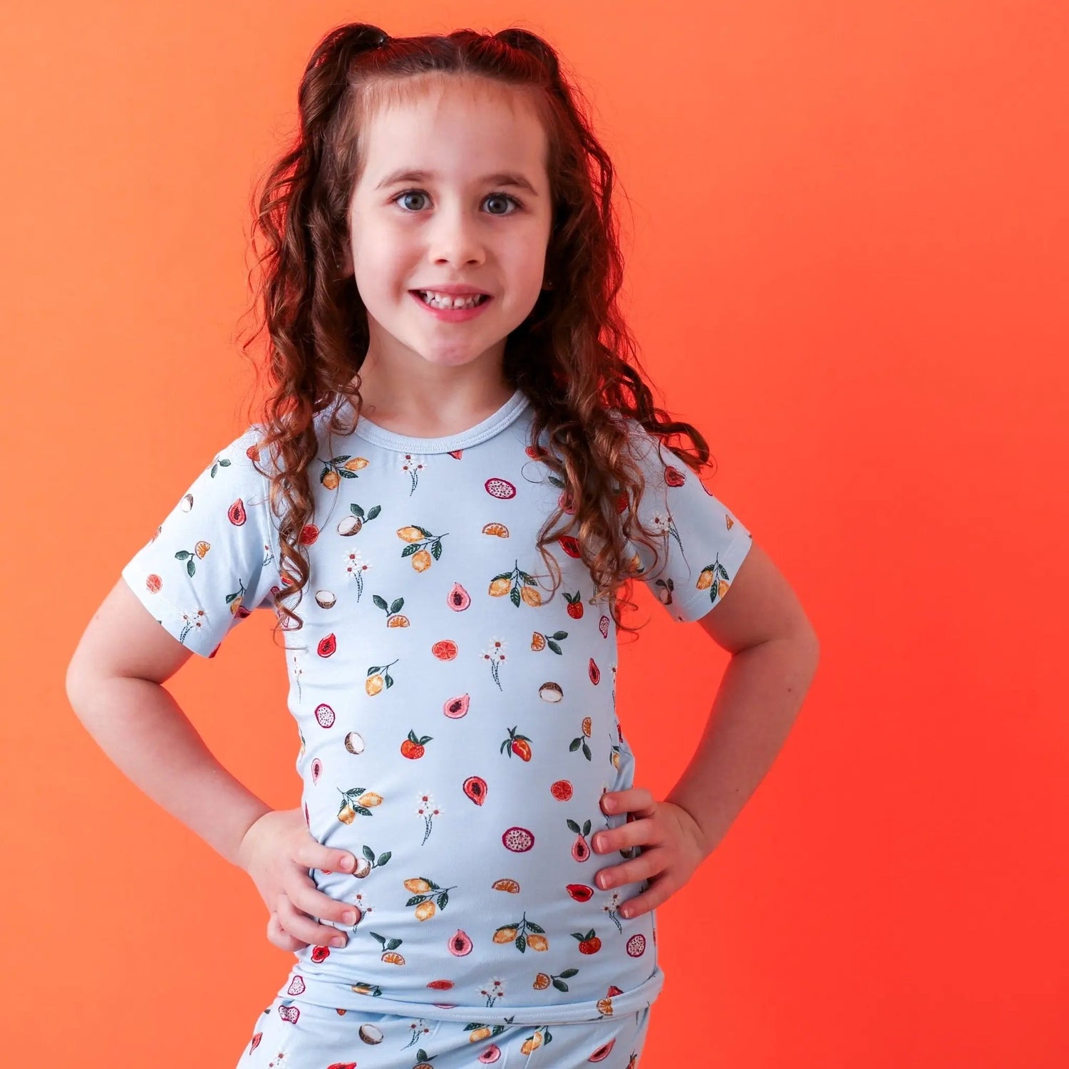 Fruit Frenzy Pajama - Sleeve, Happiness, Baby & Toddler Clothing, Pink, Child | Everetts Place