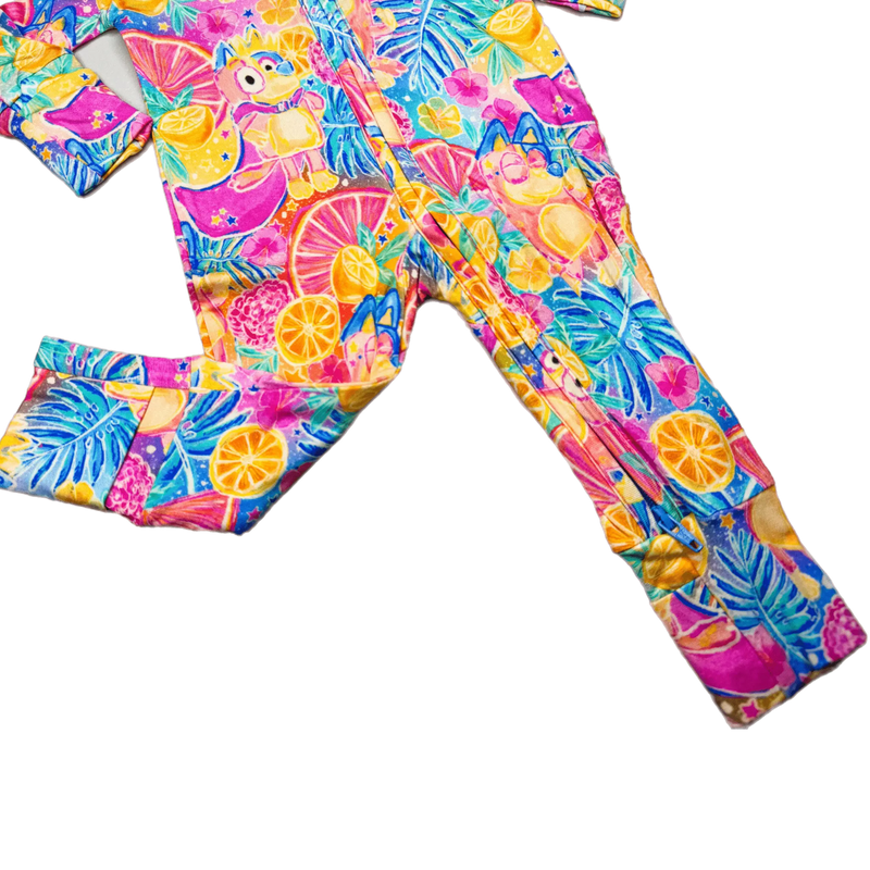 Fruit Party - Bamboo Viscose Zippies - Everetts Place: Online Boutique