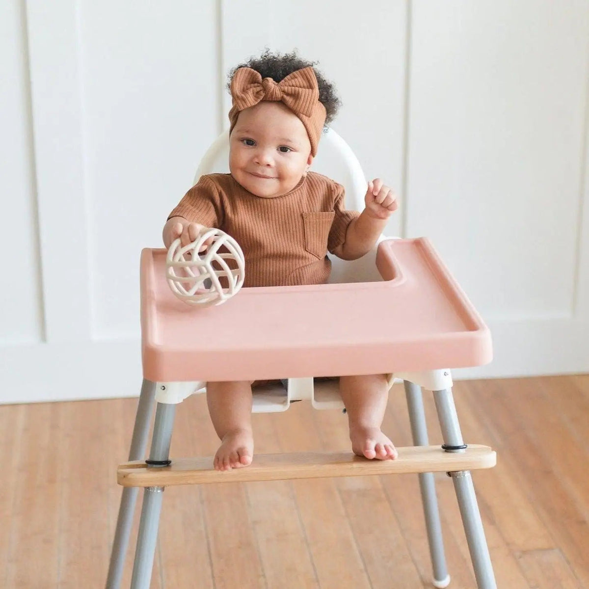 Little Joy Co. Full - Coverage IKEA Antilop High Chair Placemat: BPA - Free Silicone, Easy Clean - 