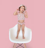 DREAM BIG LITTLE CO FUN IN THE SUN DREAM SMOCKED TANKINI TWO PIECE SWIM SUITEveretts Place