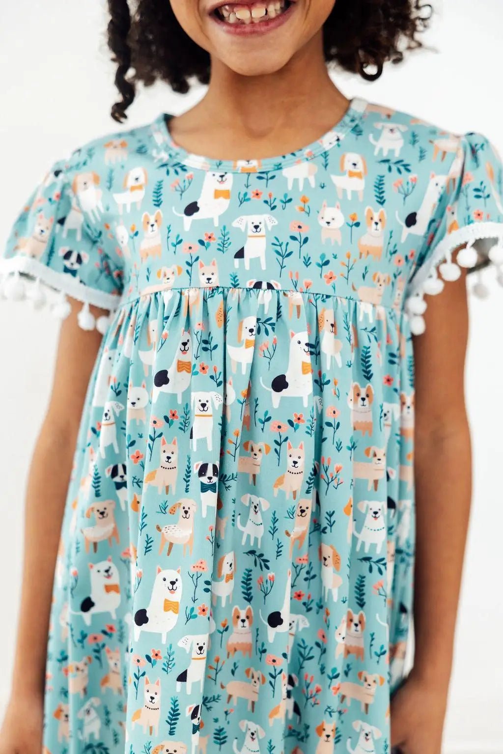 Furry Friends Pom Pom Dress - Day Dress, One-piece garment, Dress, Clothing | Everetts Place