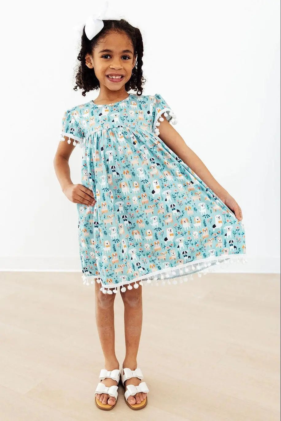 Mila & Rose ® Furry Friends Pom Pom Dress - 
