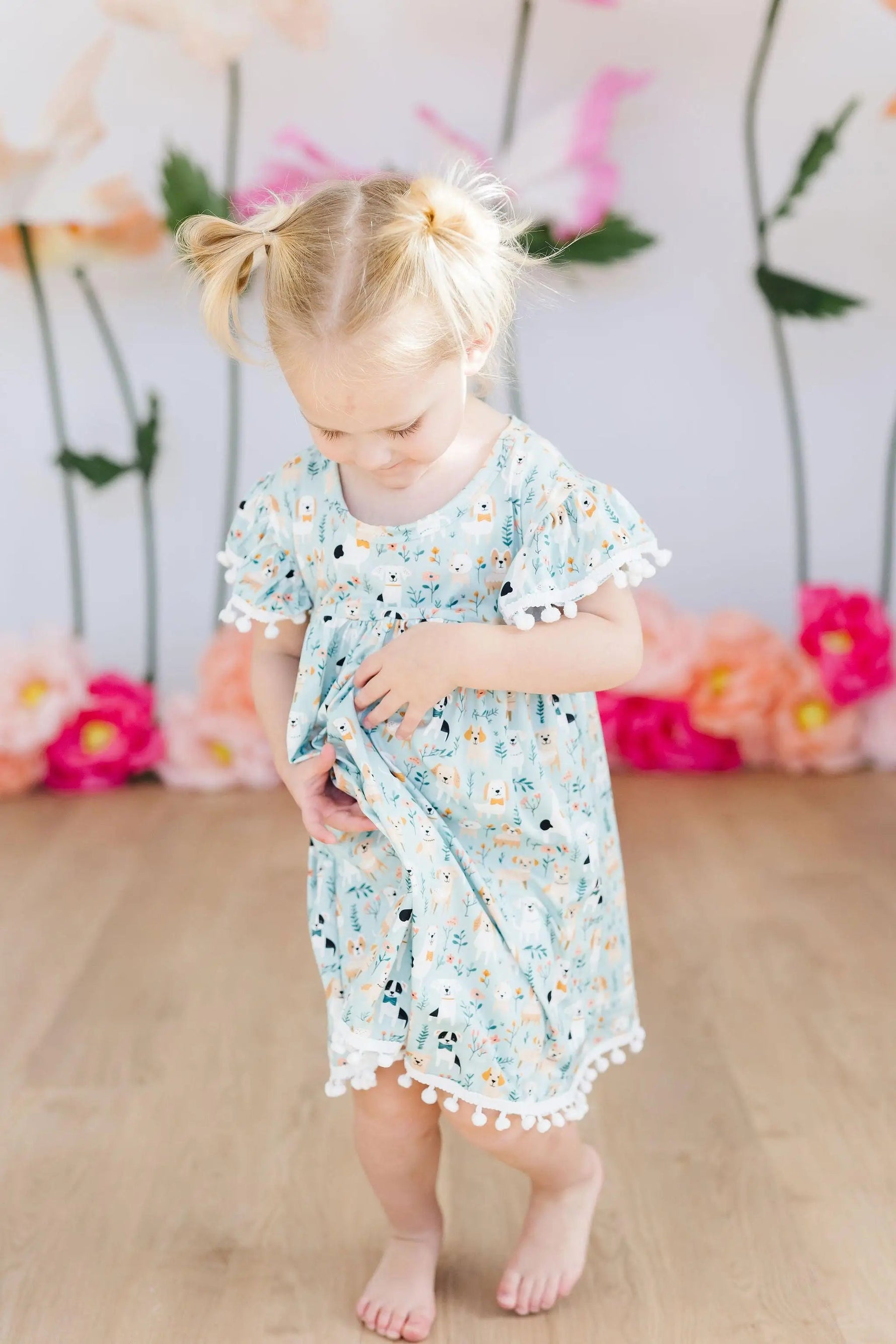 Mila & Rose ® Furry Friends Pom Pom Dress - 