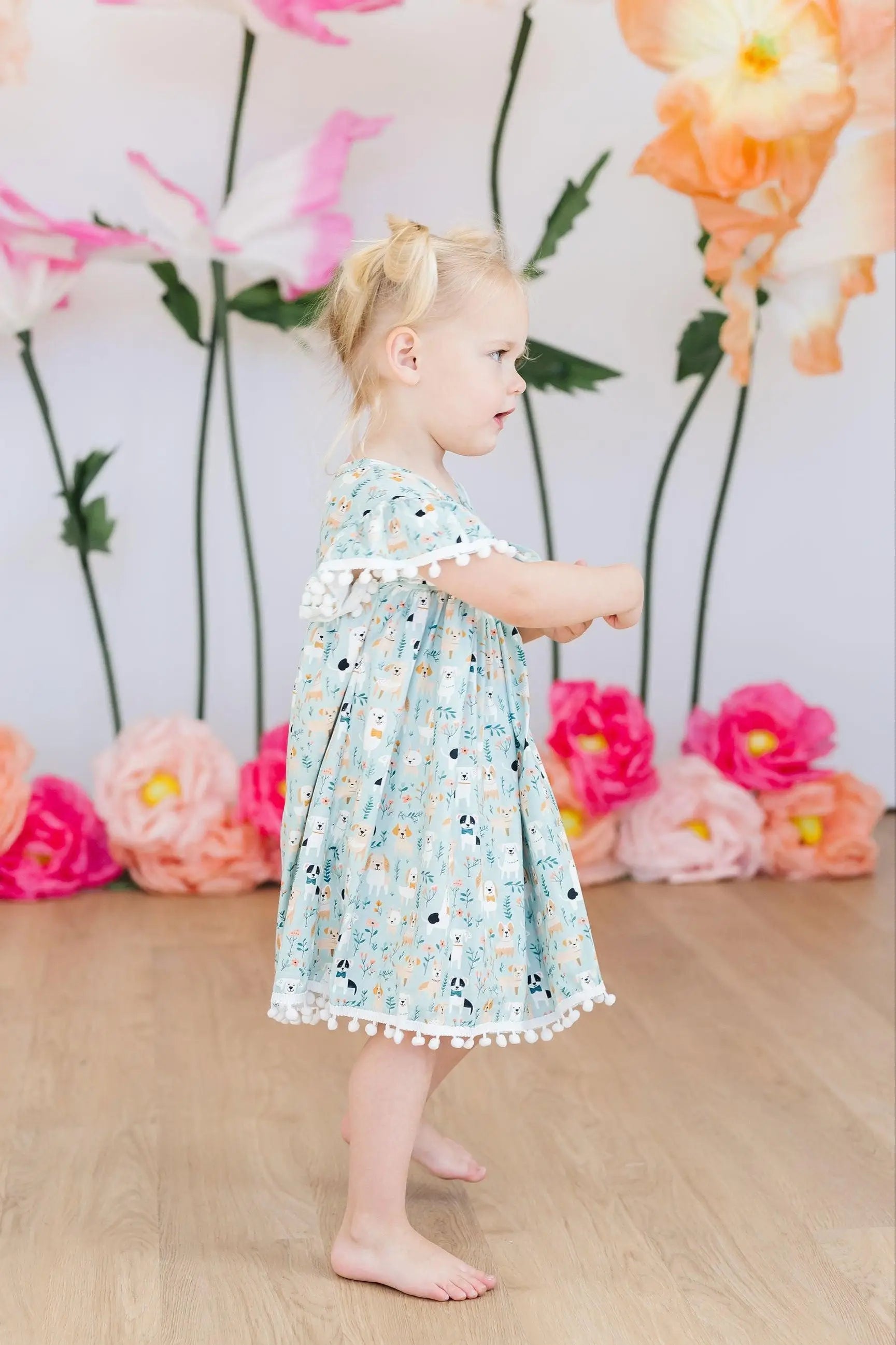 Mila & Rose ® Furry Friends Pom Pom Dress - 