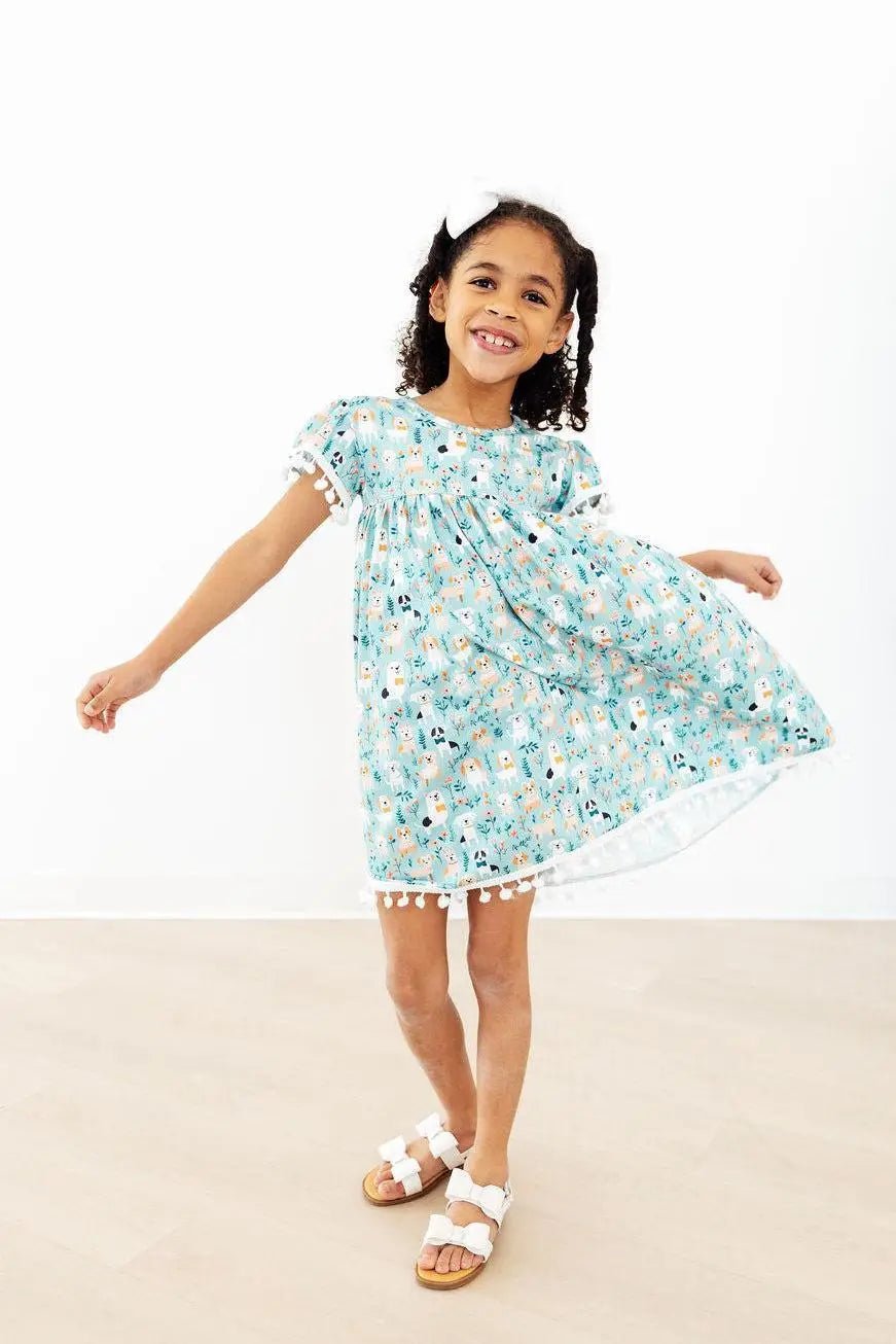 Mila & Rose ® Furry Friends Pom Pom Dress - 